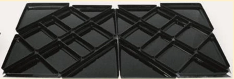 Podwójny układ na sałatki z pojemnikami trójkątnymi zdj.JPG