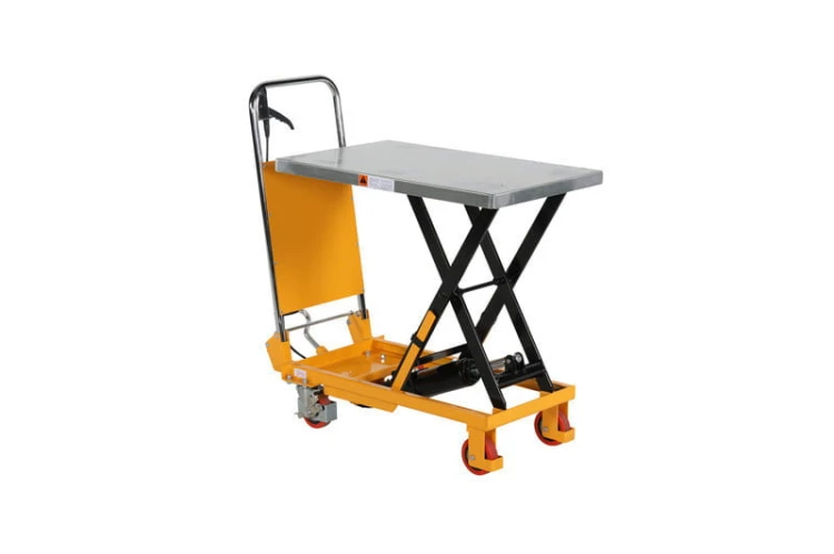 Stół podnoszący warsztatowy z platformą 740 x 450 mm