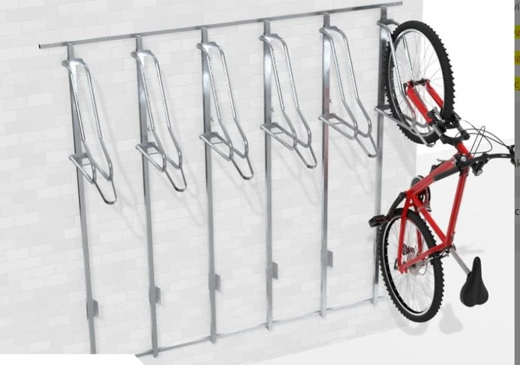 Wieszak na rowery Lift 6 Premium na 6 stanowisk stal nierdzewna