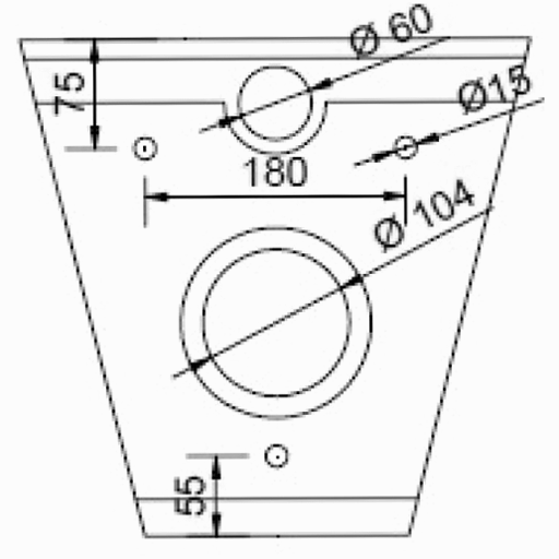 Misa WC ze stali nierdzewnej 304 wykończenie matowe