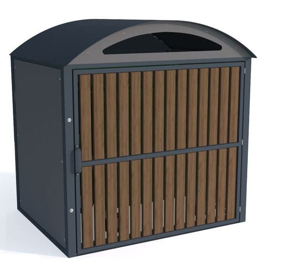 Zabudowa pod kontener śmieciowy 1100 l stal ocynkowana malowana
