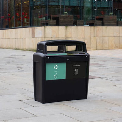 Kosz do segregacji odpadów Nexus Evolution City Duo 160 l
