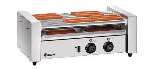 Grill rolkowy do parówek Bartscher na 18 sztuk