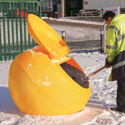 Pojemnik Orbistor z Durapolu na materiał posypowy