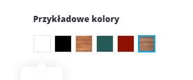 Nowoczesna lada kasowa prosta LK-SiX