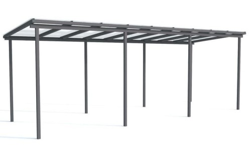 Wiata na 15 rowerów Zorza II o szerokości 630 cm