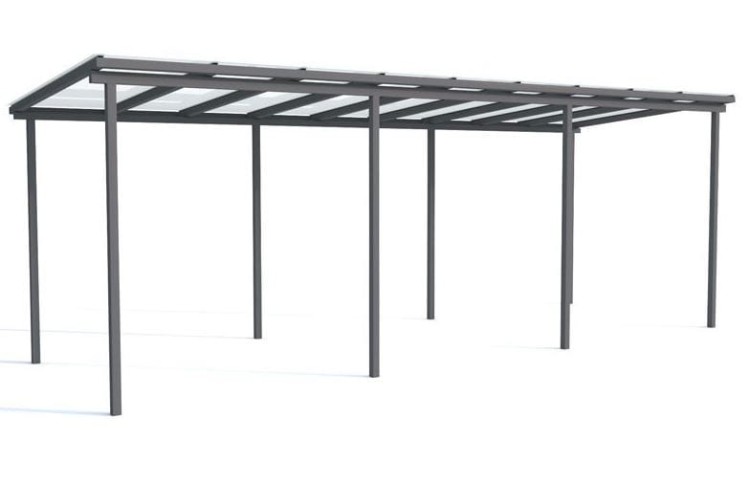 Wiata na 15 rowerów Zorza II o szerokości 630 cm