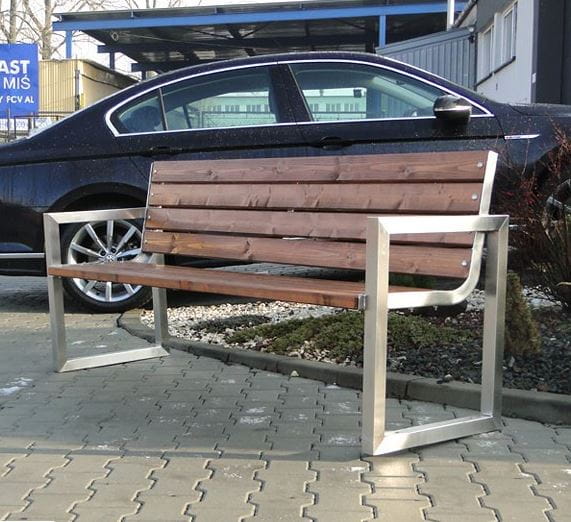 Ławka Majka ze stali ocynkowanej malowanej