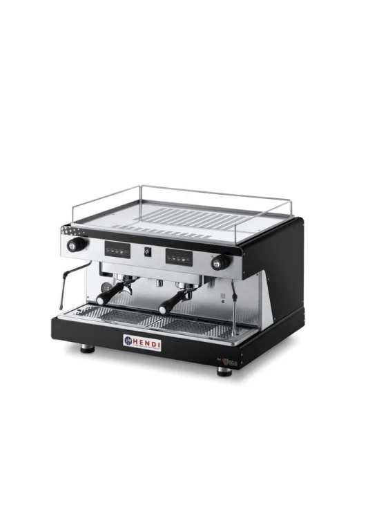 Ekspres do kawy kolbowy Top Line by Wega 2 grupowy czarny