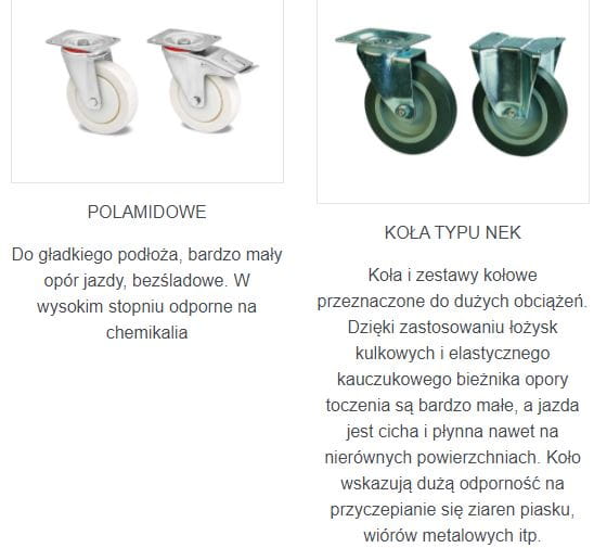 Wózek stołowy podnośnikowy z kołami NEK ø125