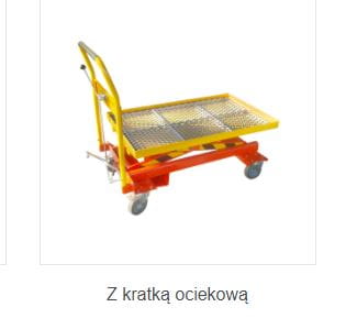 Przenośnik do wózka podnośnikowego stołowego WRP1-0501