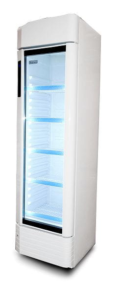 Szafa chłodnicza XLS 220 210 l z przeszklonymi drzwiami