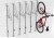Wieszak na rowery Lift 6 Premium na 6 stanowisk