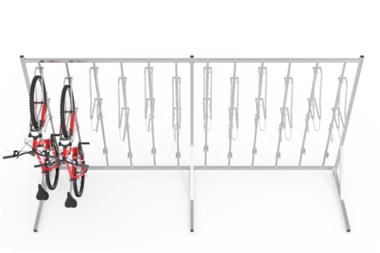 Wieszak na 12 rowerów Lift Premium do rowerowni i garażu