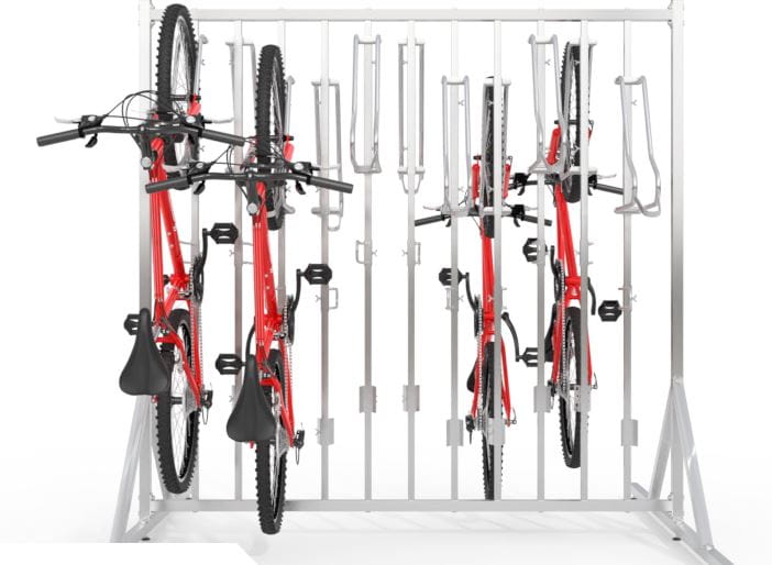 Stalowy wieszak na 12 rowerów Lift Premium ocynkowany