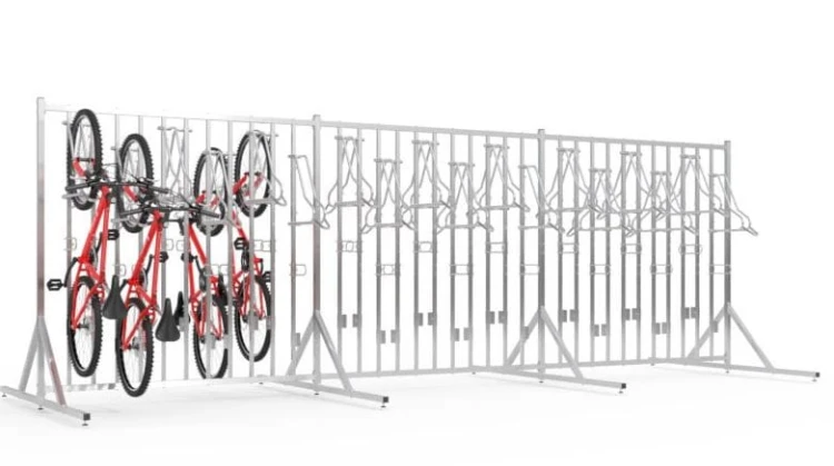 Obustronny wieszak rowerowy Lift 36 Premium z konstrukcją