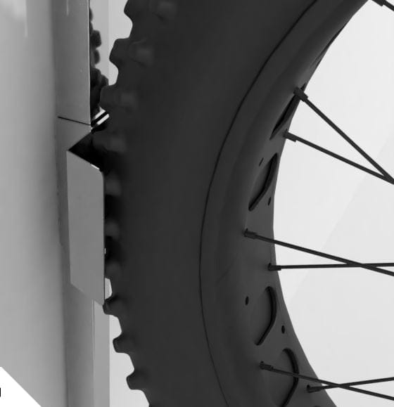 Wieszak parkingowy na rower FAT BIKE montowany do ściany