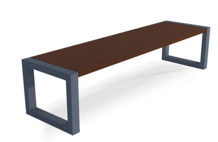 Ławka Semi X bez oparcia o długości 190 cm