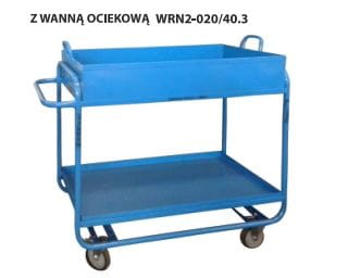 Wózek platformowy półkowy 200 kg WRN2-020/40.3 z wanną