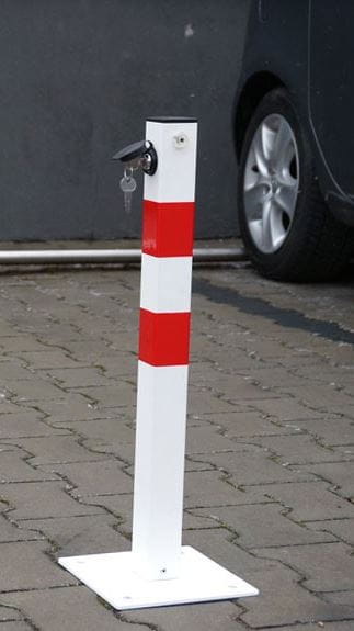 Blokada parkingowa słupek ze stali nierdzewnej