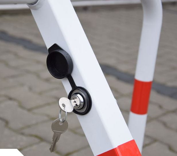 Blokada miejsca parkingowego C z zamkiem samozatrzaskowym