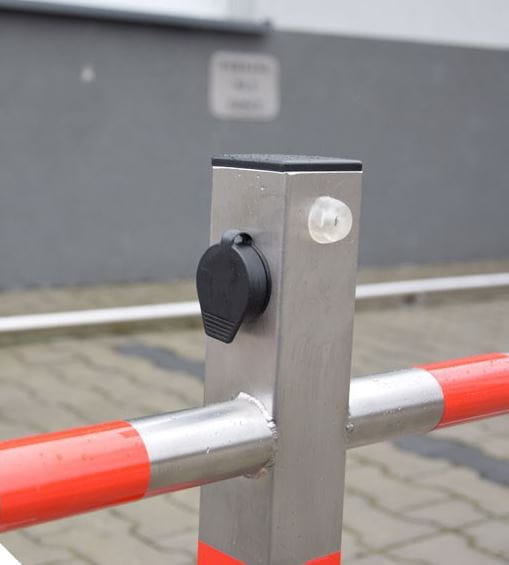 Składana blokada parkingowa X1 stal nierdzewna