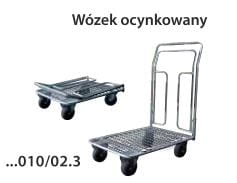 Wózek transportowy platformowy z kołami Ø125 mm