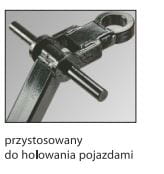 Wózek tylny WT do transportu ciężkich ładunków
