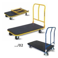 Wózek transportowy platformowy 300 kg koła Ø125 mm