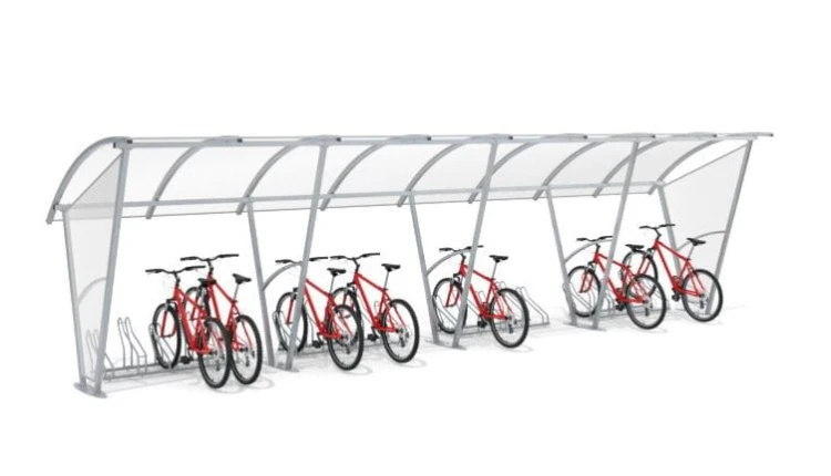 Wiata rowerowa Świt 840 cm stal ocynkowana