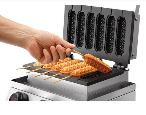 Gofrownica MDI Lolly 600 z aluminiowymi płytami