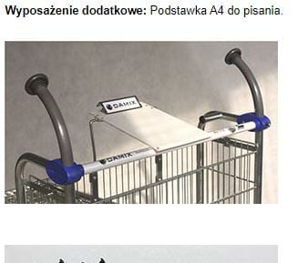 Wózek transportowy z platformą drucianą Carry 120