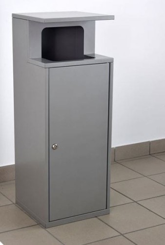 Kosz do segregacji Oberon I 80 l z daszkiem