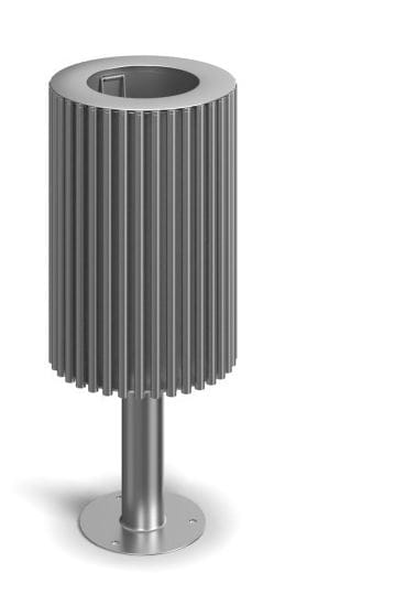 Kosz na śmieci Szafir 30 litrów inox ze stali nierdzewnej