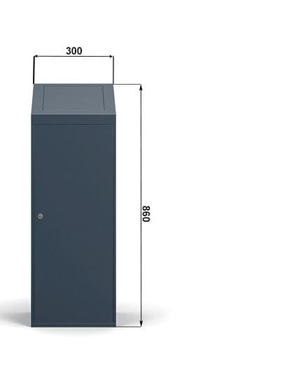 Prostokątny kosz na odpadki Artemis I 40 l
