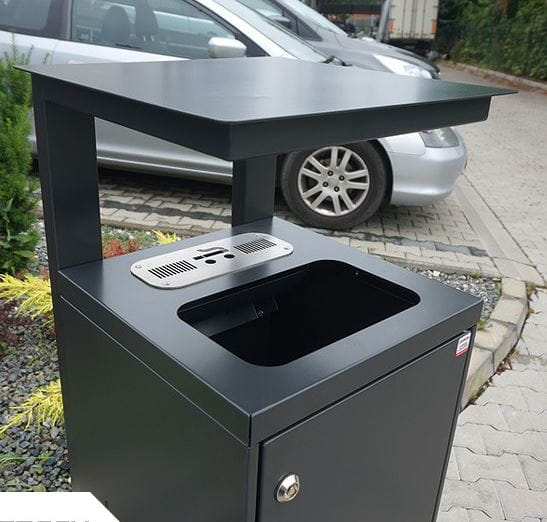 Kosz na odpadki Platon V, 50 l,  z popielnicą popielnica