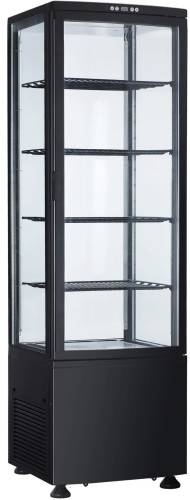Witryna chłodnicza cukiernicza 235 l czarna