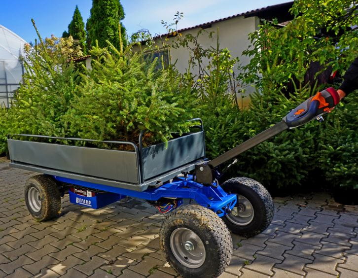 Wózek transportowy BEFARD UR600 do pracy wewnątrz i na zewnątrz