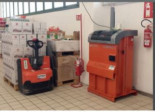 Belownica Orwak Compact 3120 do makulatury i folii