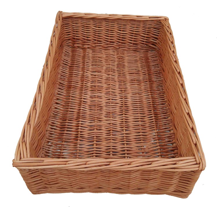 Skrzynka wiklinowa 60x40 cm na warzywa i pieczywo