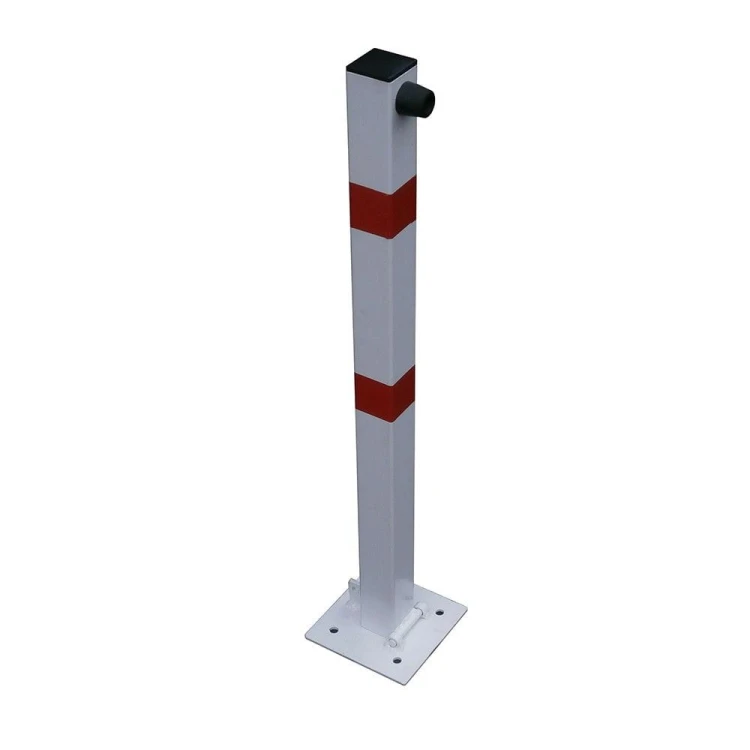 Słupek blokujący kwadratowy 50 cm stal ocynkowana