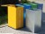 Kosz do segregacji 4-komorowy Satis IV 100 l inox