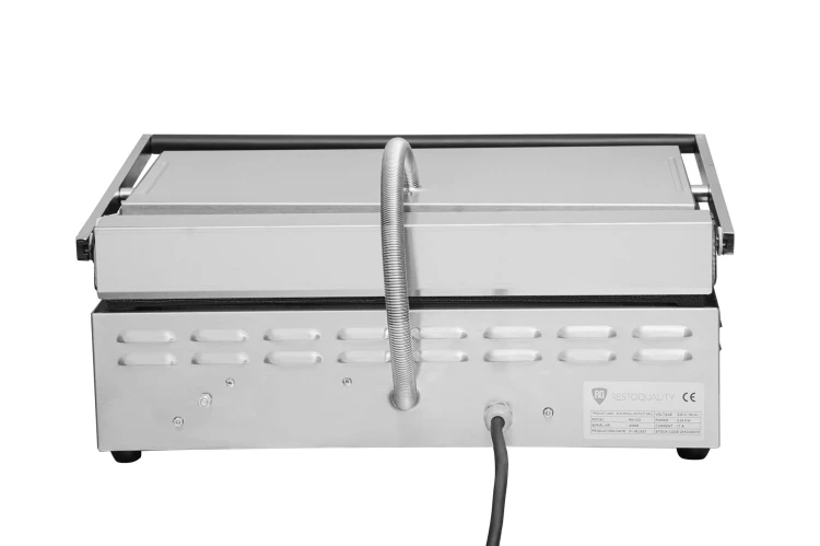 Grill elektryczny kontaktowy 230 V z tacką na tłuszcz
