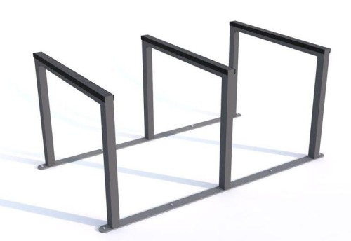 Stojak rowerowy UG-2 modułowy-3 stal ocynkowana malowana