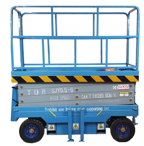 Zwyżka podnośnik nożycowy SJY - 500 kg.JPG