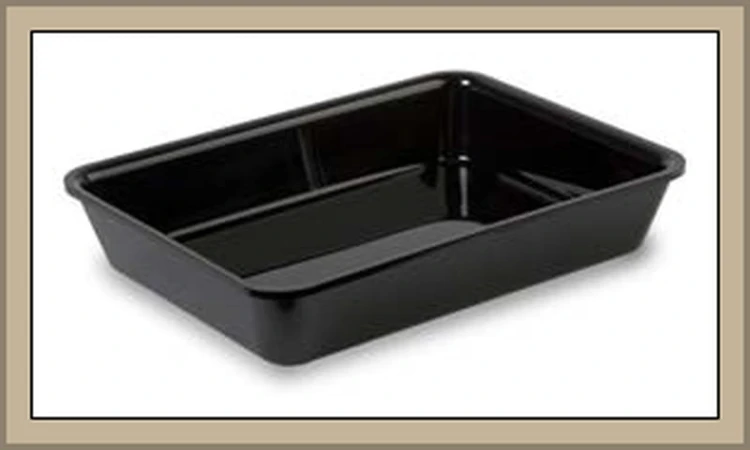 Pojemnik z plexi ekspozycyjny czarny 28x21x5 cm Dupont