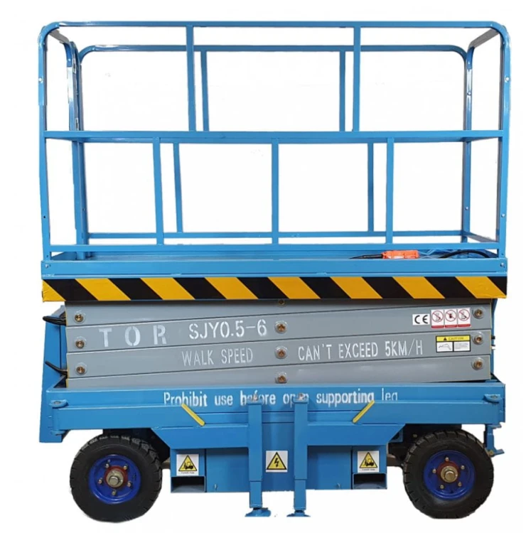 Zwyżka podnośnik nożycowy SJY - 500 kg.JPG