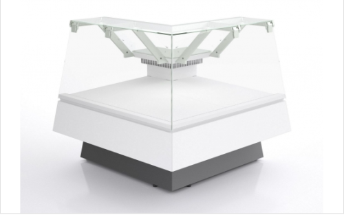 Lada chłodnicza FUTURA NZ z agregatem wewnętrznym, narożnik wewnętrzny