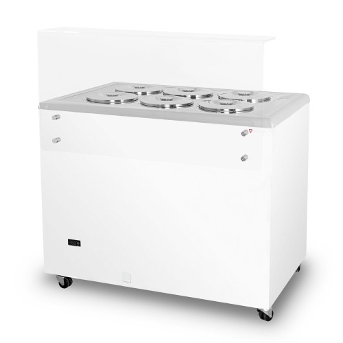 Dystrybutor do lodów GELATO POZETTI 6 w stylu retro