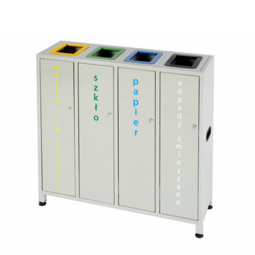 Kosz do segregacji odpadów JOWISZ 5x65 litrów widok produktu